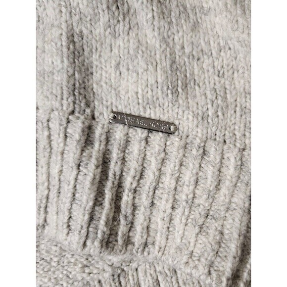 2 for $20 Michael Michael Kors Sweater Knitted Grey V Neck Size L - Picture 2 of 7